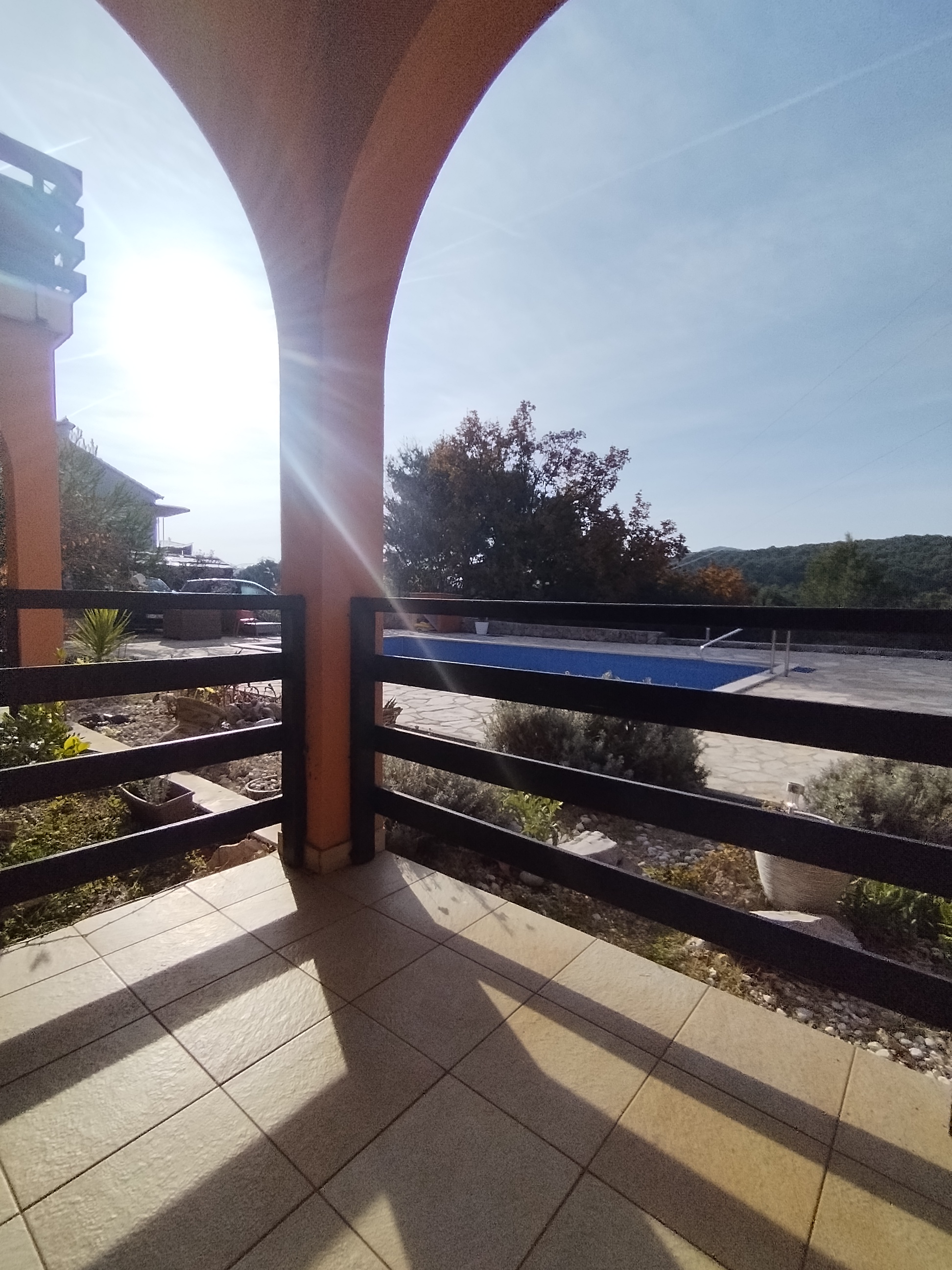 Terrace seating area